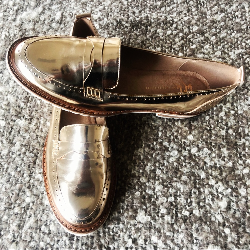 LFL Lust For Life Loafers | Gold | 9